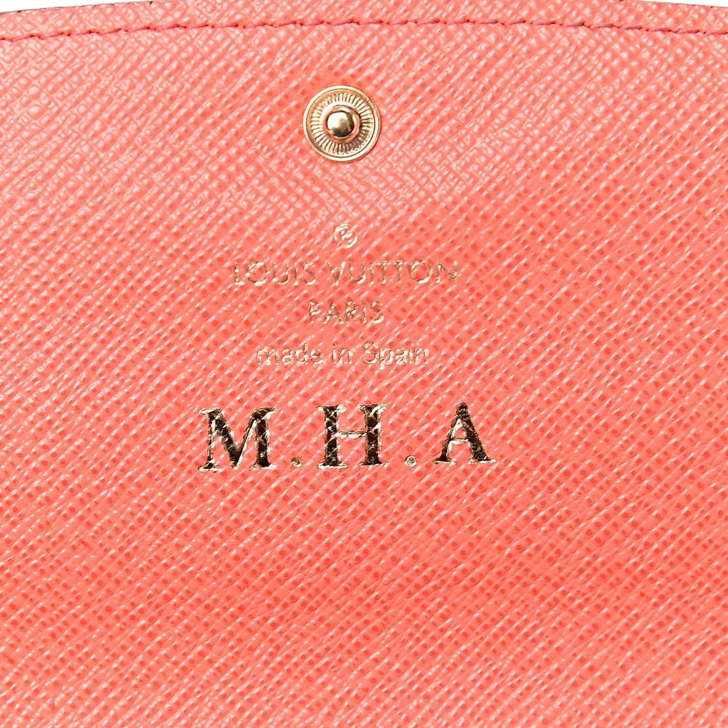 Monogram Emilie Wallet Poppy