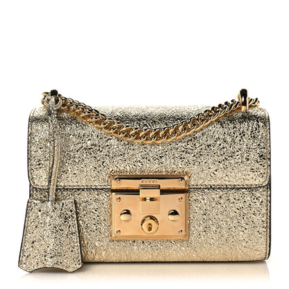 Gucci Galassia Small Padlock Shoulder Bag Platino 1 of 13