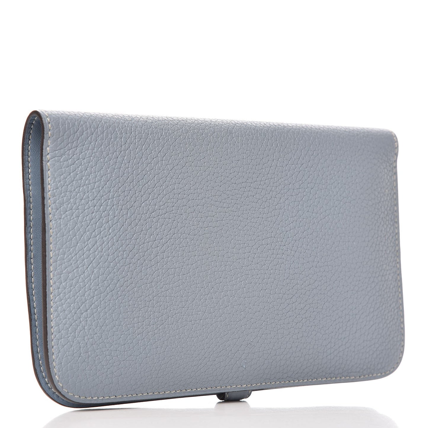 Togo Dogon Duo Wallet Bleu Lin