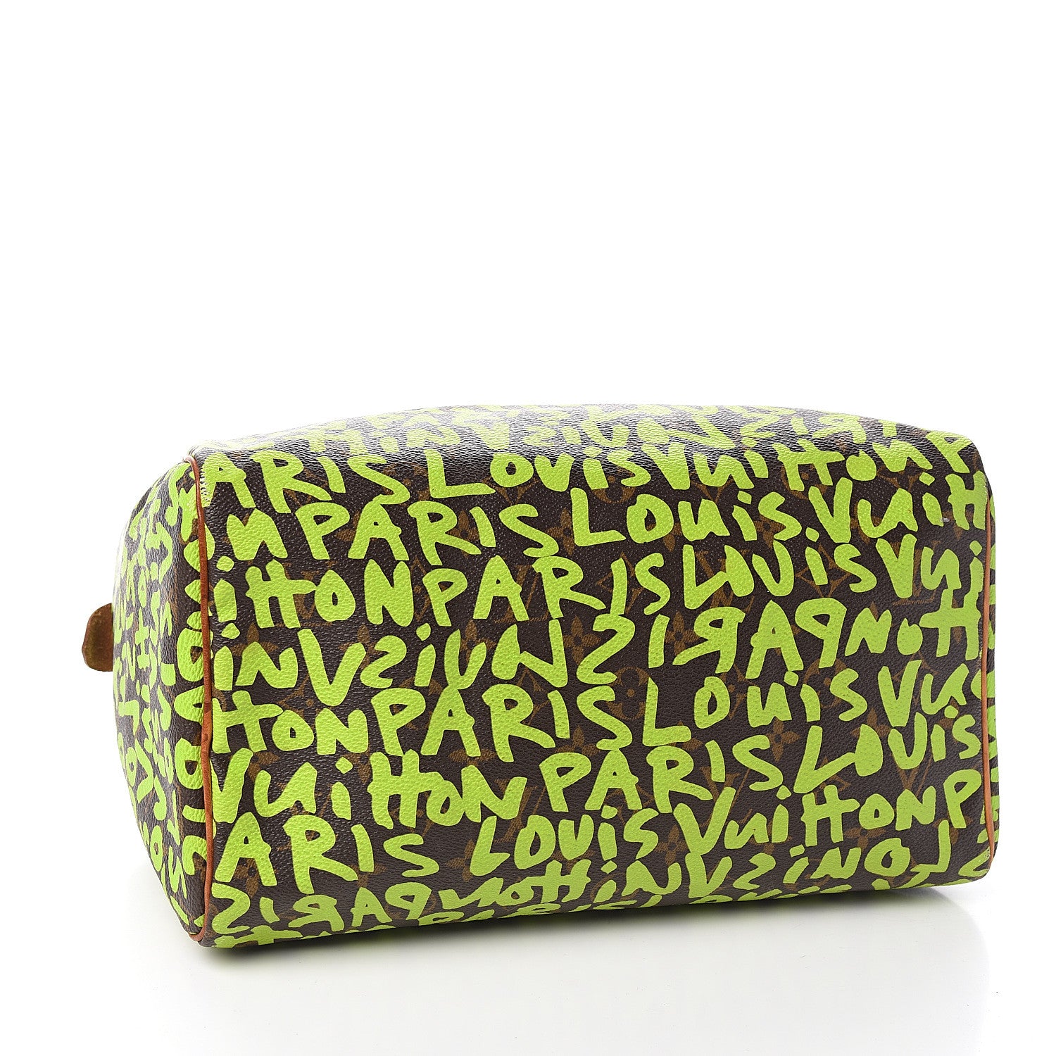 Louis Vuitton Monogram Graffiti Speedy 30 Green 3 of 12