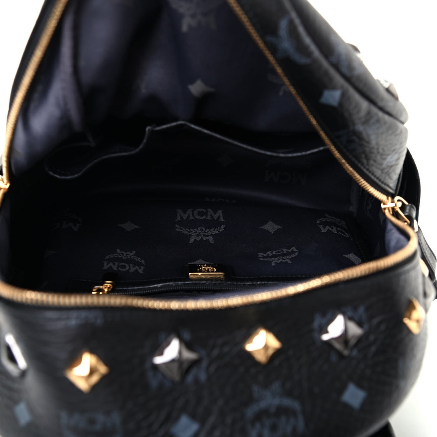 Visetos Studded Small Stark M Backpack Black