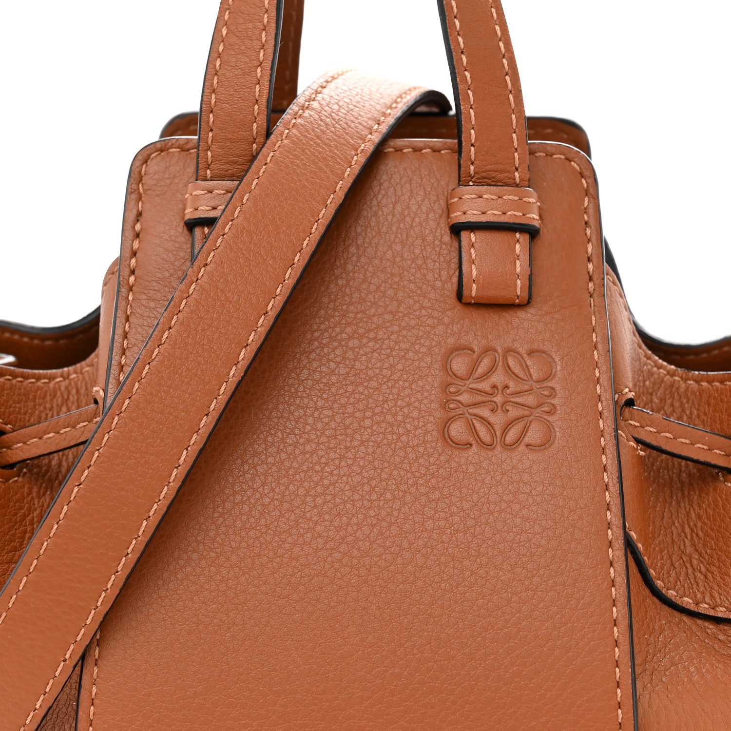 Loewe Calfskin Mini Hammock Shoulder Bag Tan 7 of 9