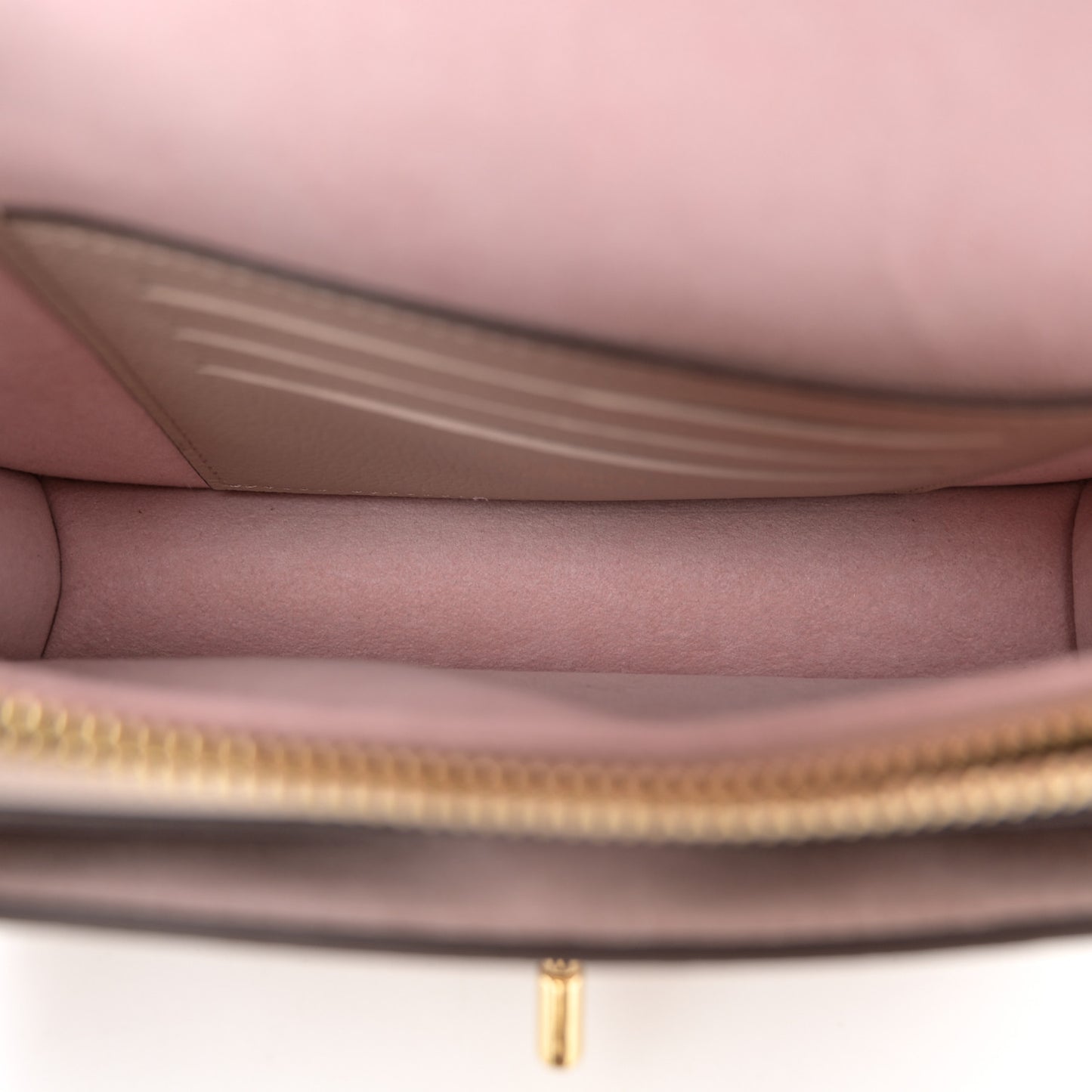 Soft Calfskin My Lockme Chain Pochette Greige