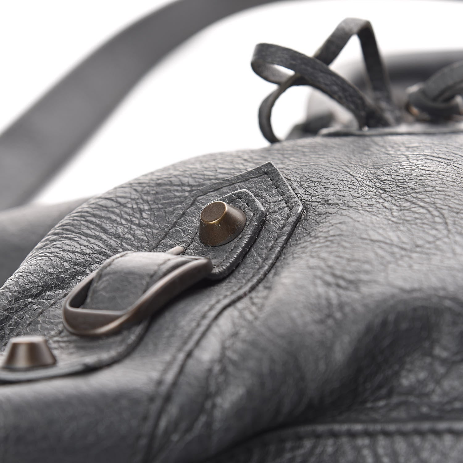 Balenciaga Agneau Classic Hardware Part Time Gris Tarmac 12 of 13