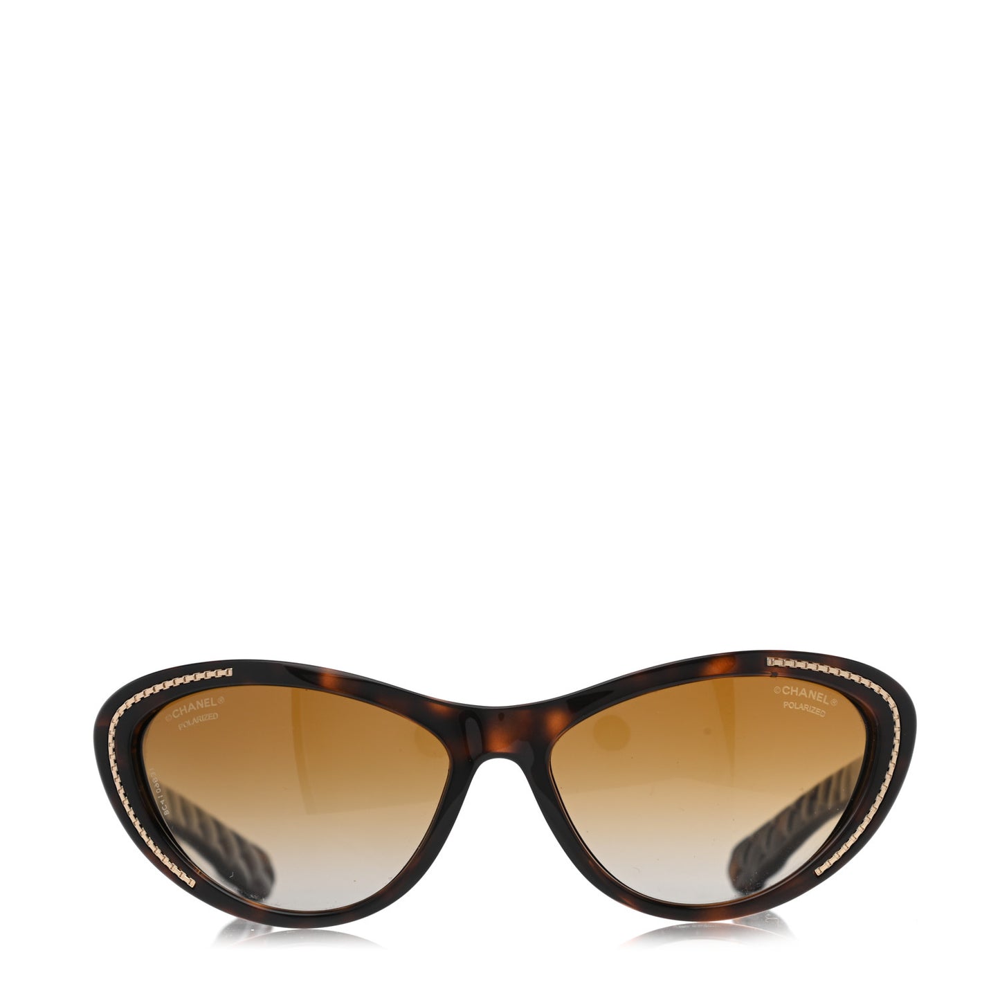 Cat Eye Chain Sunglasses 6039 Tortoise