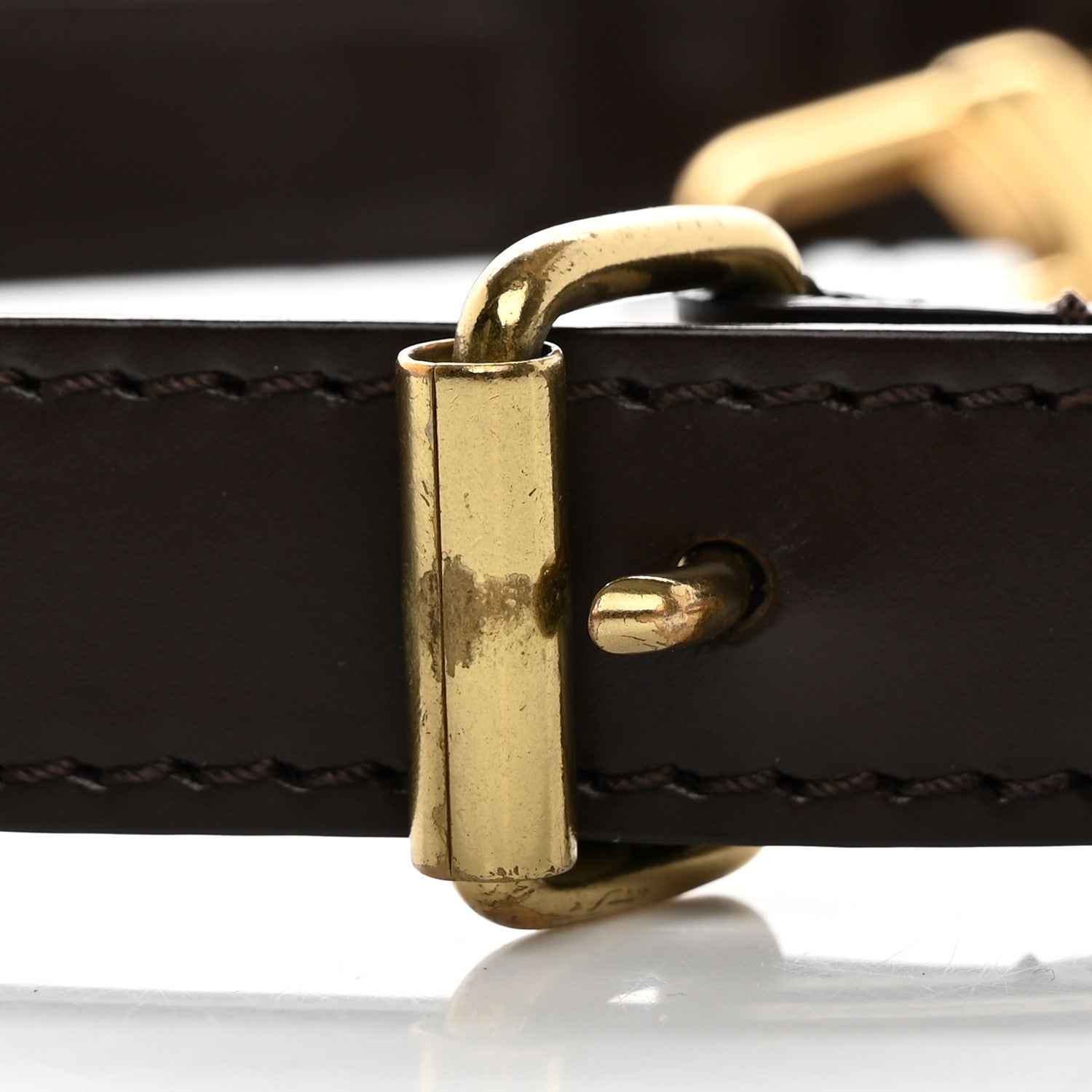 Louis Vuitton Calfskin Adjustable Speedy Bandouliere Shoulder Strap Brown 6 of 8