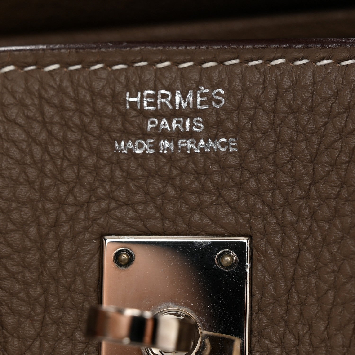 Hermes Togo Birkin 25 Etoupe 6 of 11