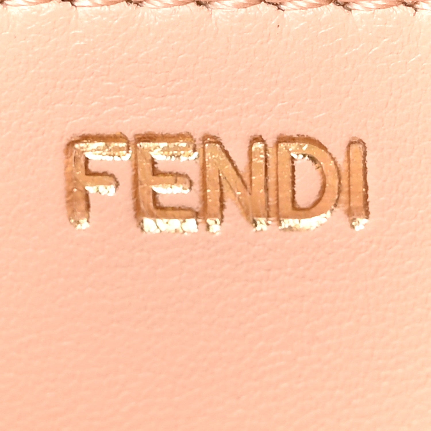 Fendi Vitello Seta Shiny Nappa Medium Peekaboo I SEE U Satchel Miele Scuro Light Rose 6 of 9