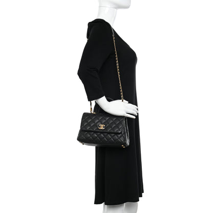 Chanel Caviar Quilted Mini Coco Handle Flap Black 2 of 10