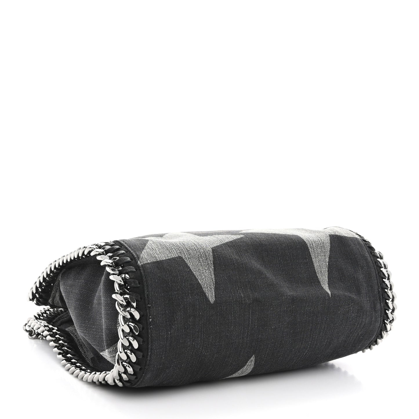 Denim Star Mini Falabella Tote Black