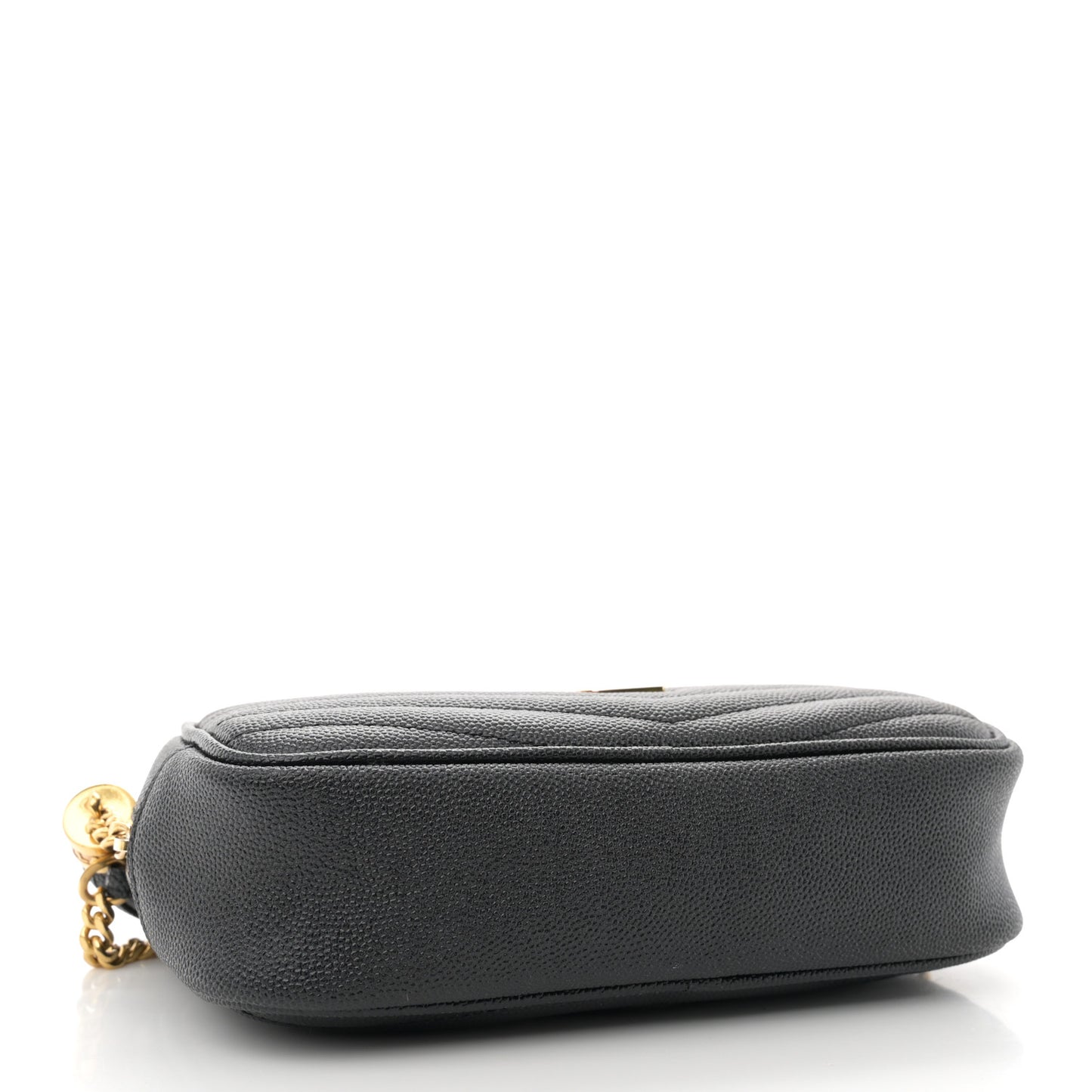 Grain De Poudre Matelasse Monogram Mini Lou Camera Bag Black