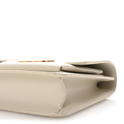 Saint Laurent Calfskin Medium Monogram Sunset  Crema Soft 9 of 9