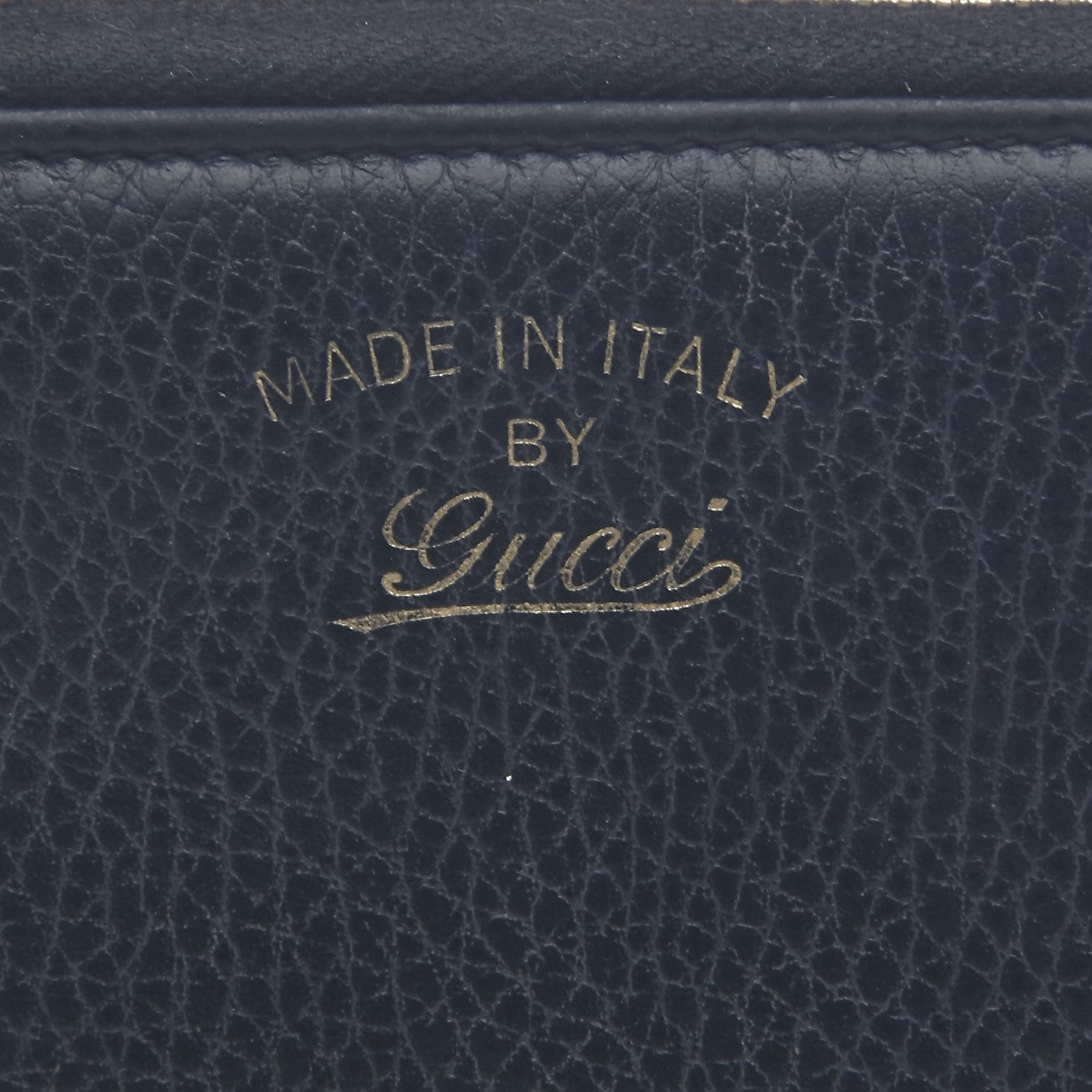 Dollar Calfskin Medium Swing Zip Around Wallet Blue