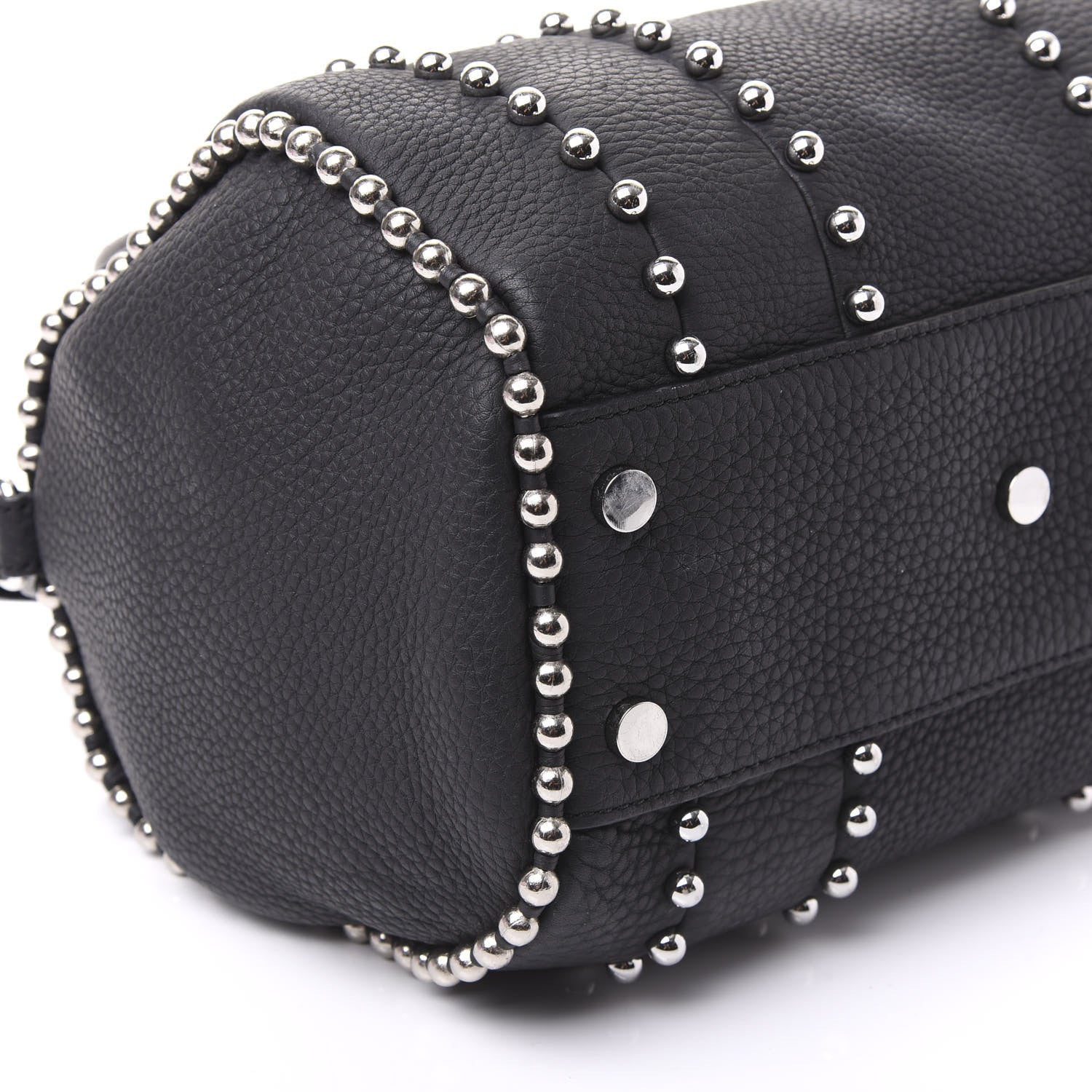 Alexander Wang Calfskin Studded Rockie Matte Black Rhodium Hardware 5 of 8