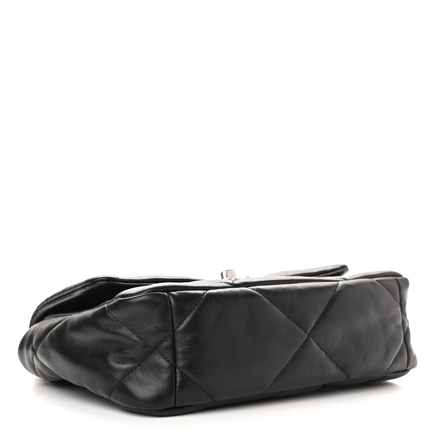 Chanel Lambskin Quilted Medium Chanel 19 Flap Black 4 of 9