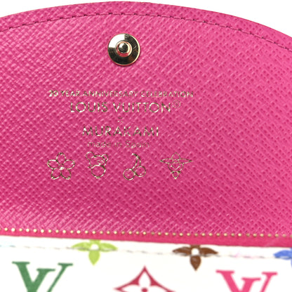 Louis Vuitton LV X TM Monogram Multicolor Rosalie Coin Purse White Kawaii Pink 6 of 6