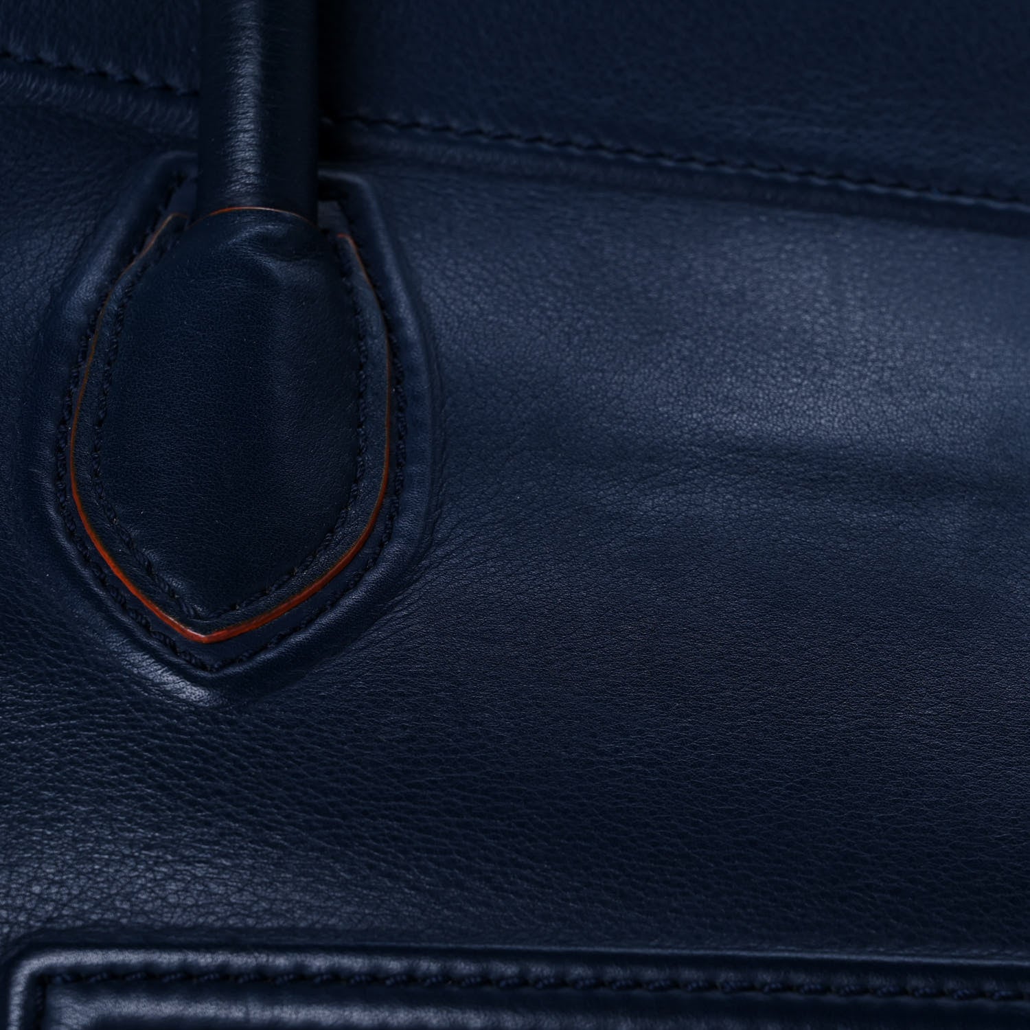 Celine Supple Calfskin Large Phantom Luggage Navy Blue Orange 13 of 13