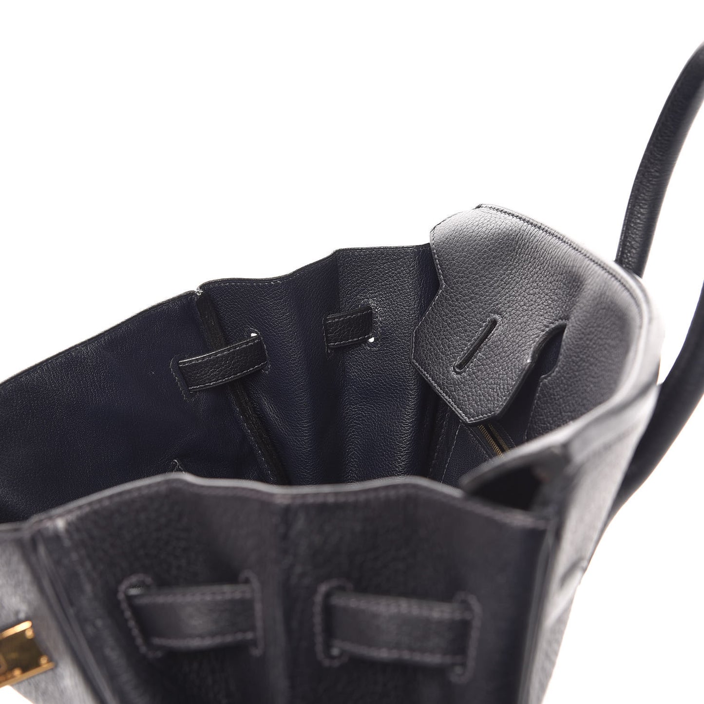 Taurillon Clemence Birkin 35 Bleu Indigo