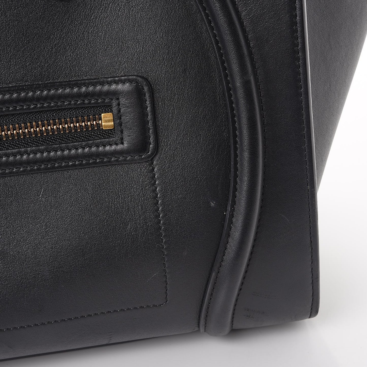 Smooth Calfskin Mini Luggage Black