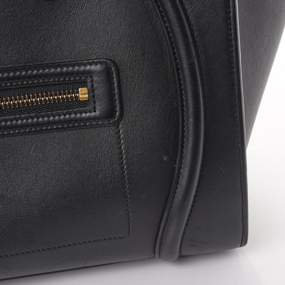 Celine Smooth Calfskin Mini Luggage Black 10 of 17