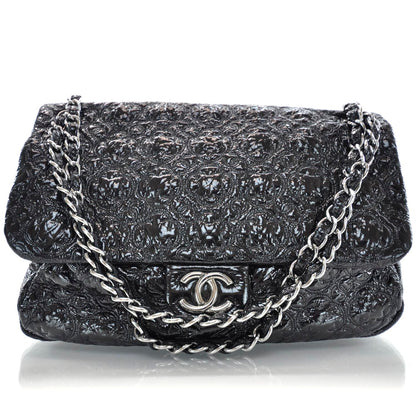 Chanel Vinyl Rock in Moscou Moscow Flap Black 1 of 9