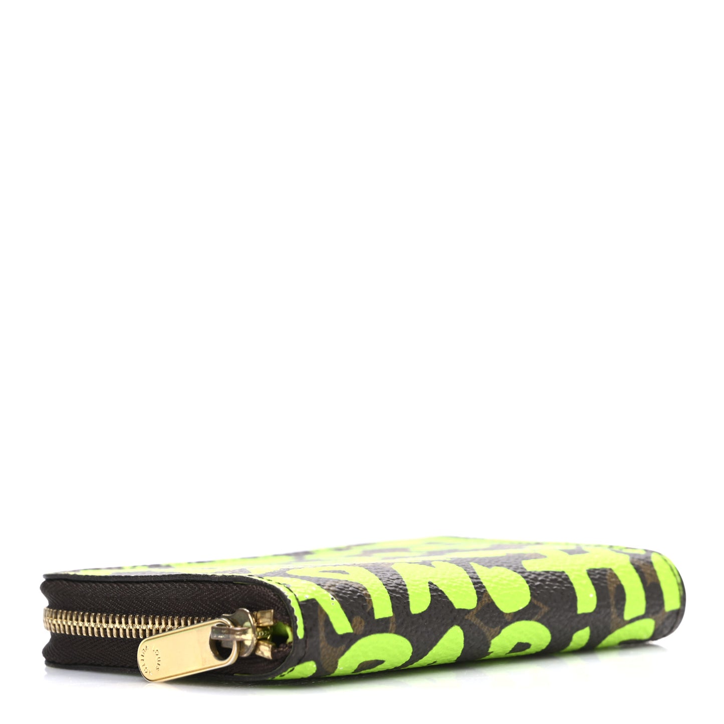 Monogram Graffiti Zippy Coin Purse Wallet Green