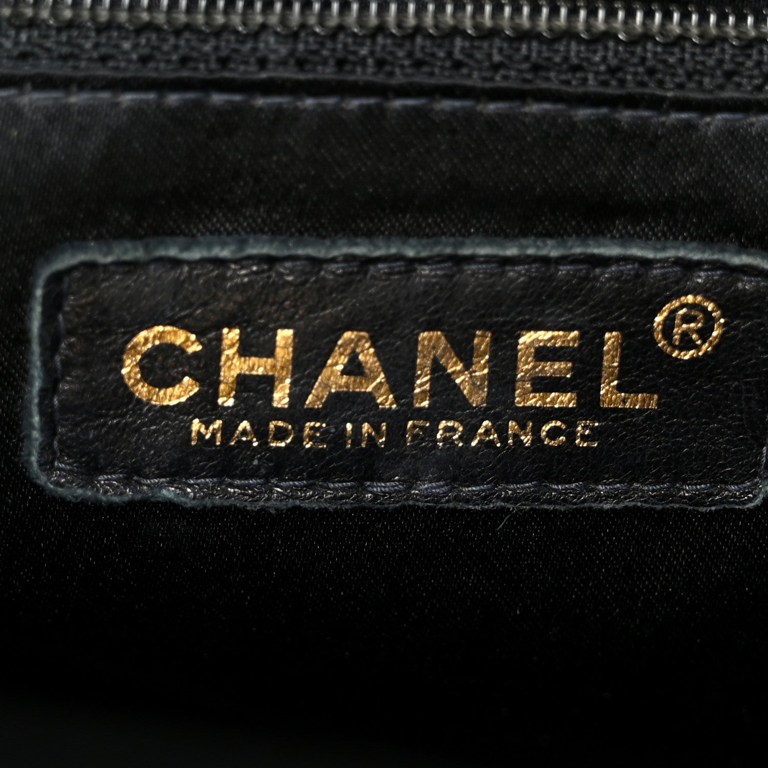 Chanel Grosgrain Quilted Shopper Tote Black 5 of 10