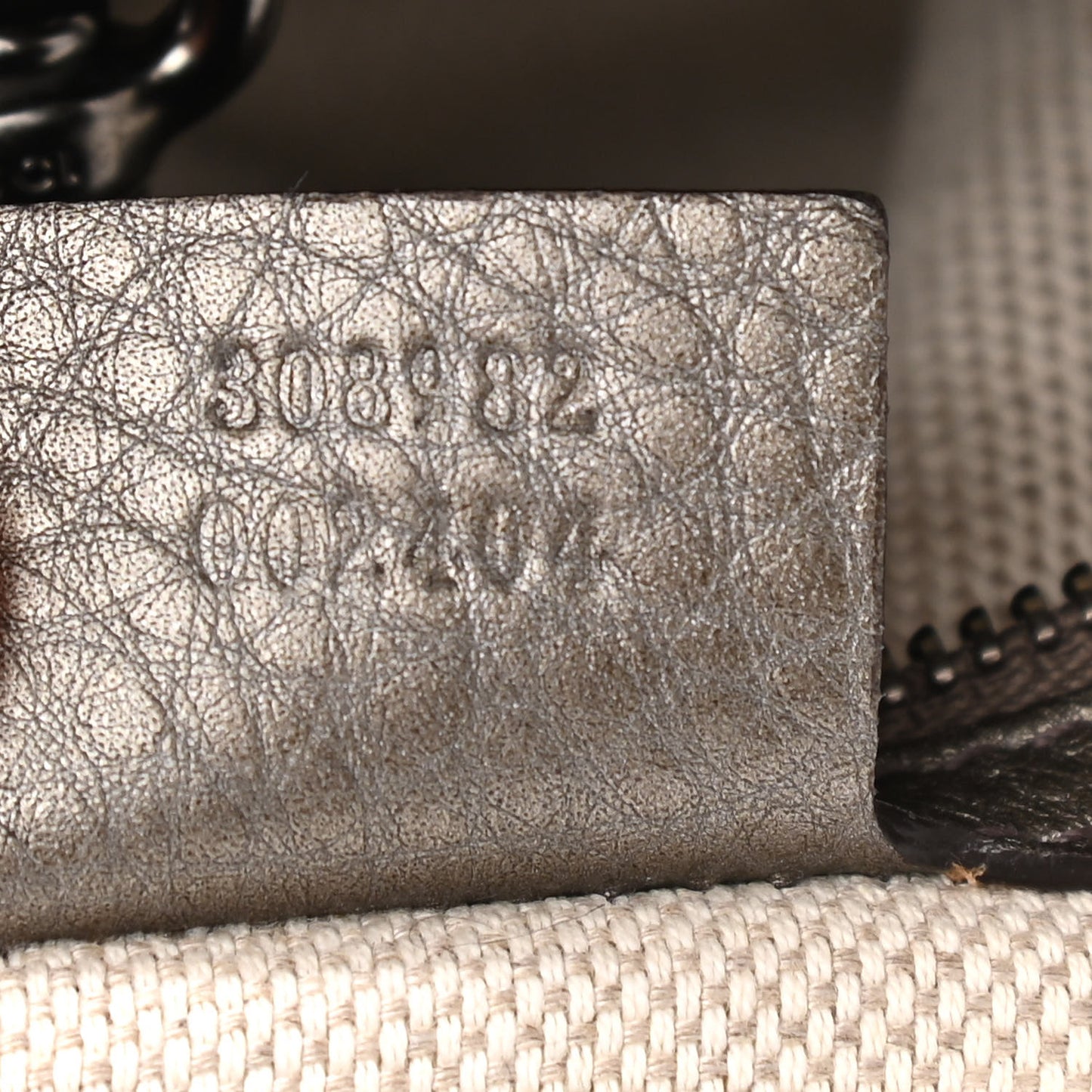 Metallic Pebbled Calfskin Medium Soho Chain Shoulder Bag Sasso