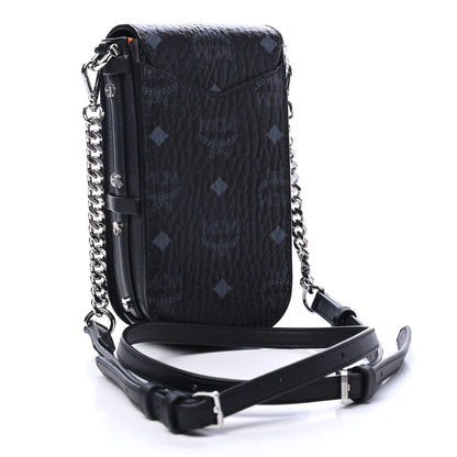 MCM Visetos Crossbody Pouch Black 2 of 4