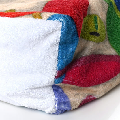 Chanel Terry Cotton Beach Tote Towel Set White Multicolor 8 of 12