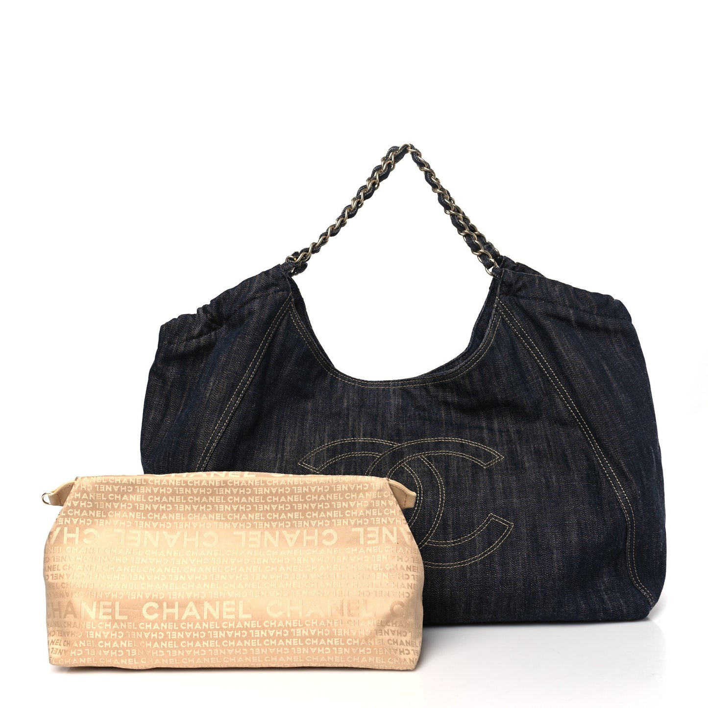 Denim XL Coco Cabas Tote Blue