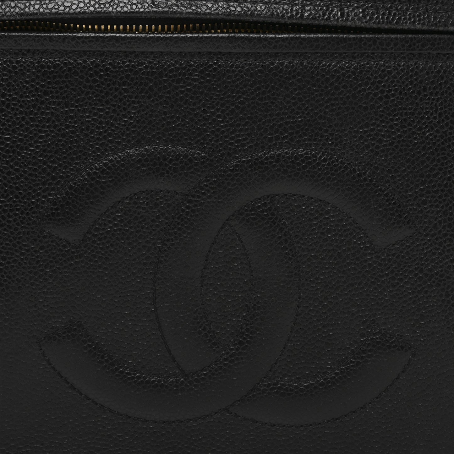 Caviar Timeless CC Large Cosmetic Train Case Black