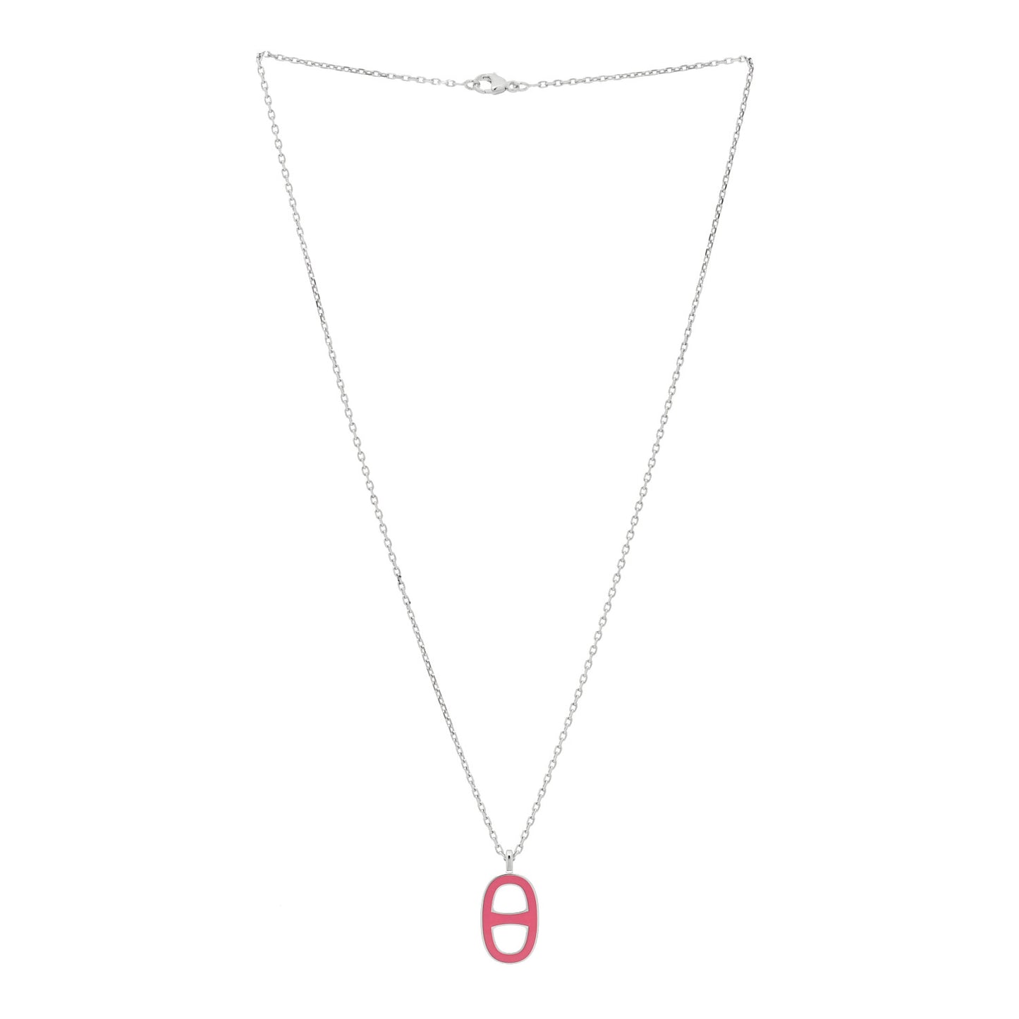 Laquered Iliade Pendant Necklace Rose Indien