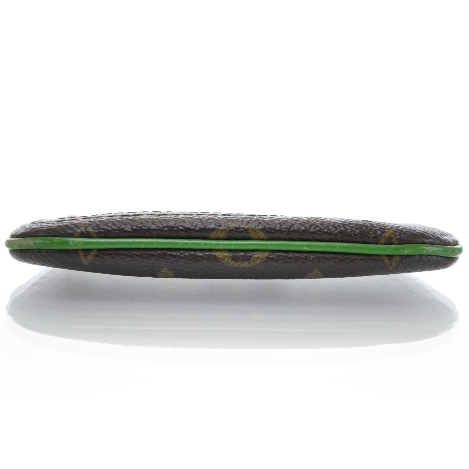 Louis Vuitton Monogram Perforated Key Pouch Green 4 of 8