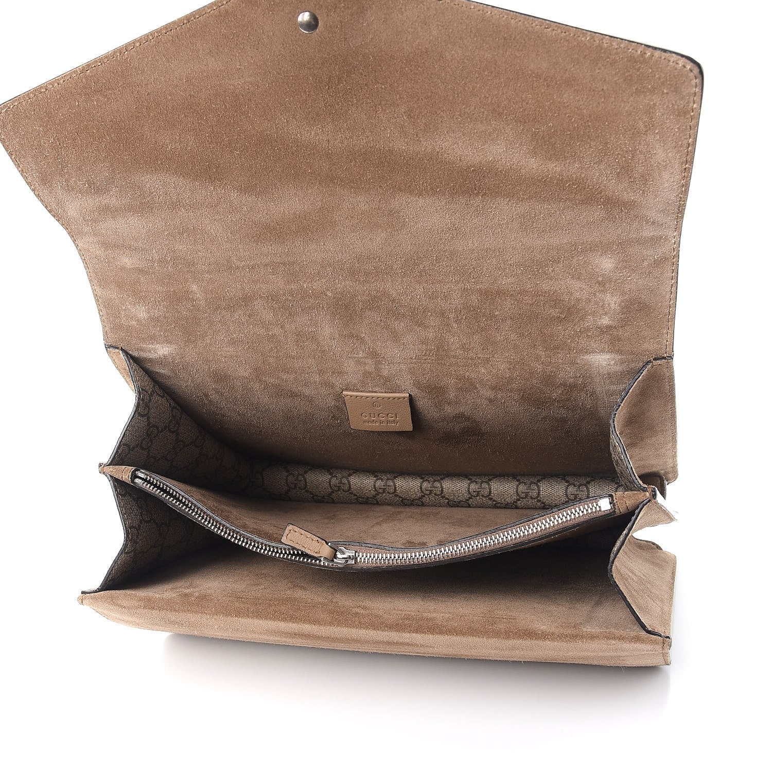 Gucci GG Supreme Monogram Medium Dionysus Shoulder Bag Taupe 5 of 8