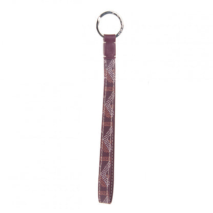 Goyard Goyardine Sesame Key Holder Burgundy 1 of 5