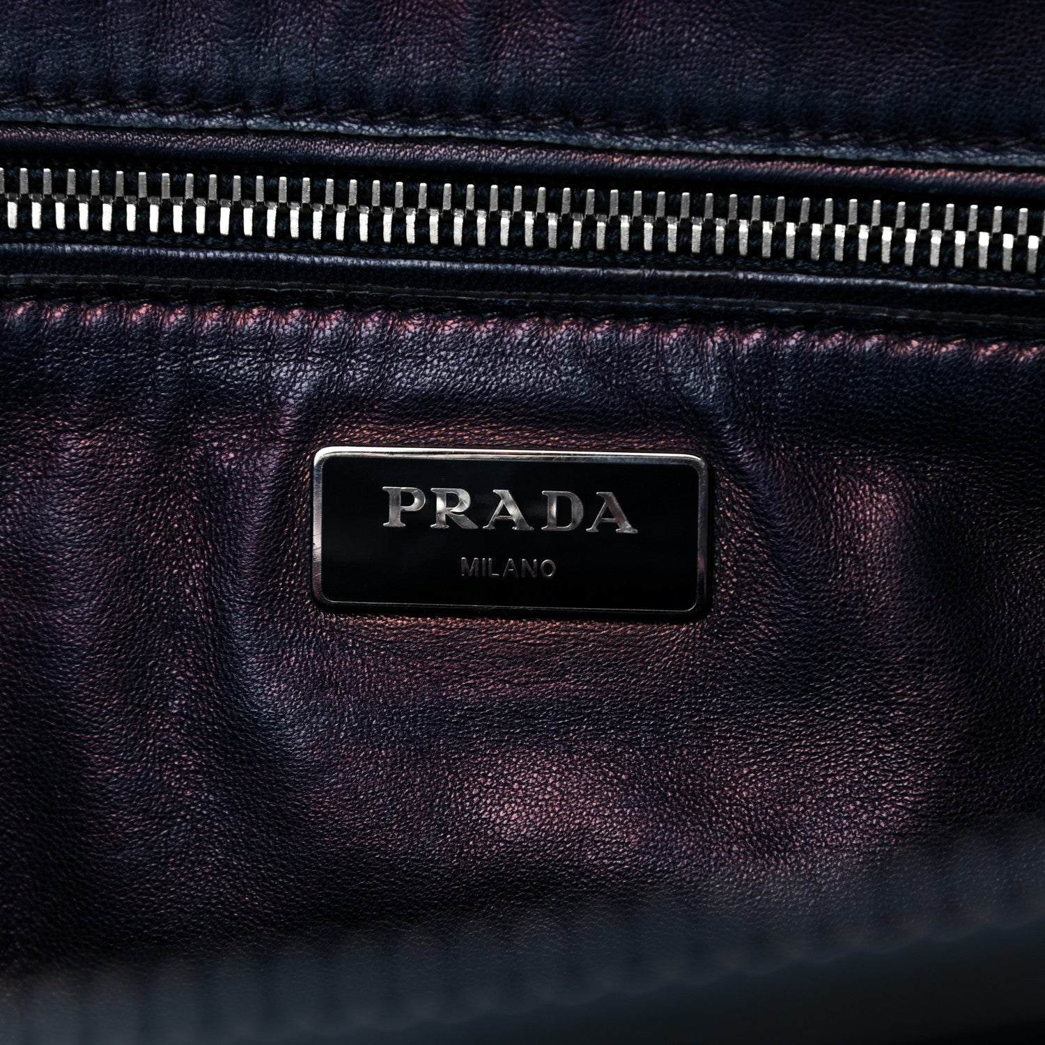 Prada Suede Scamosciato Twin Pocket Tote Oltremare 7 of 9
