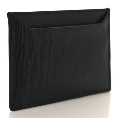 Prada Vitello Move Metal Card Case Black 3 of 6