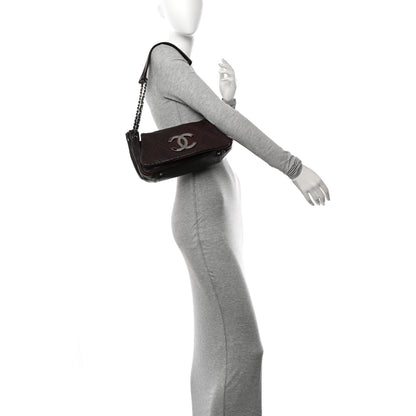 Chanel Calfskin Diamond Stitch Accordion Flap Brown 2 of 17
