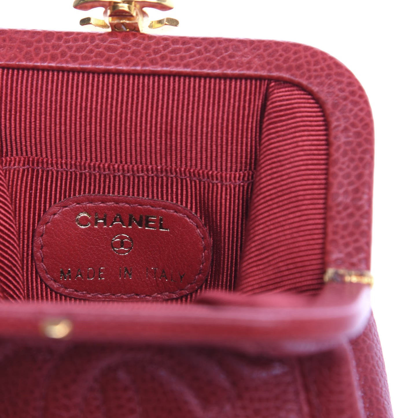 Caviar CC Coin Purse Red