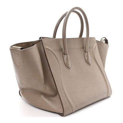 Celine Grained Calfskin Medium Phantom Luggage Taupe 3 of 11