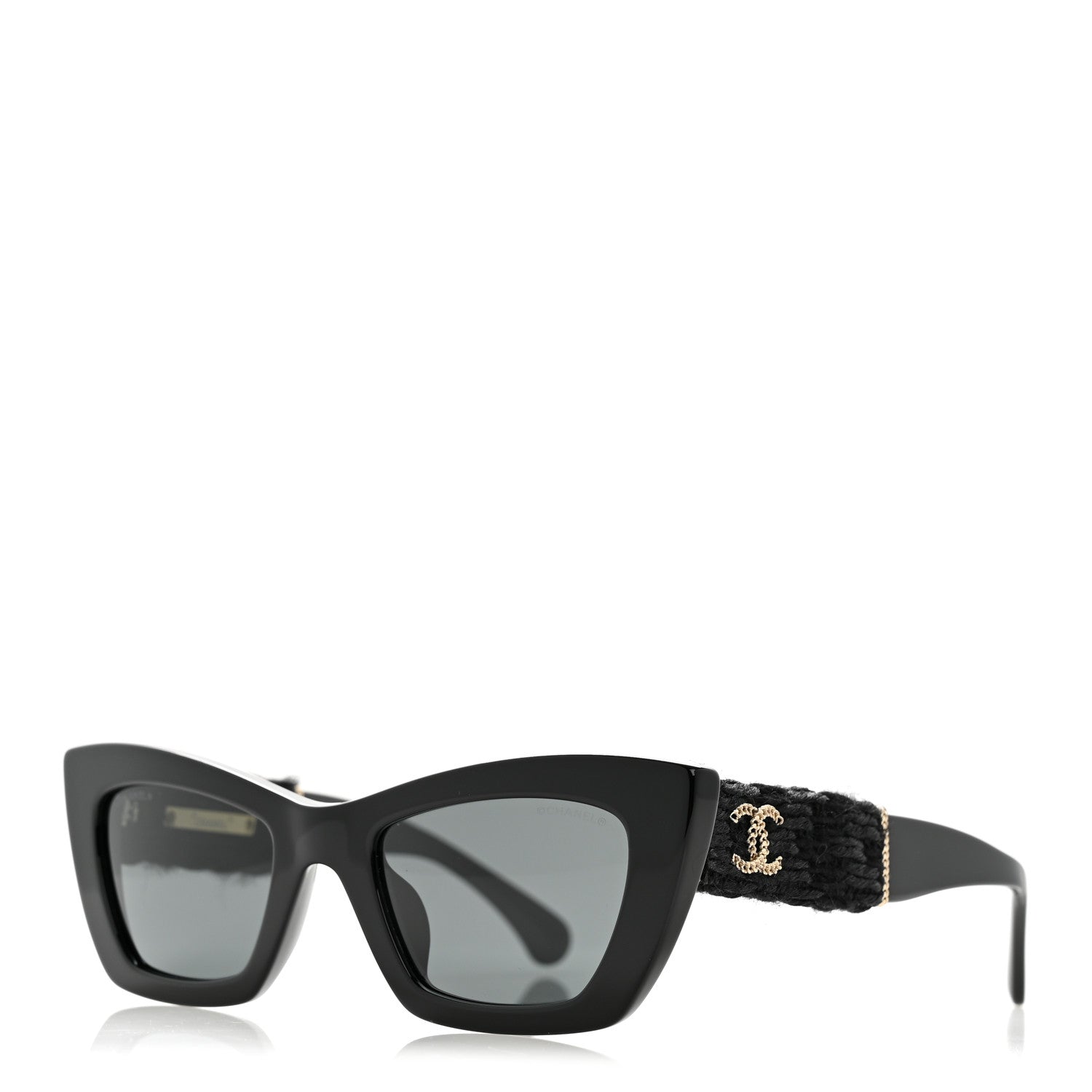 【李ザール】カナーリ CANALI チェスタコート 黒54 高級品 Chanel Acetate Tweed CC Cat Eye Sunglasses 71550A Black 1867144