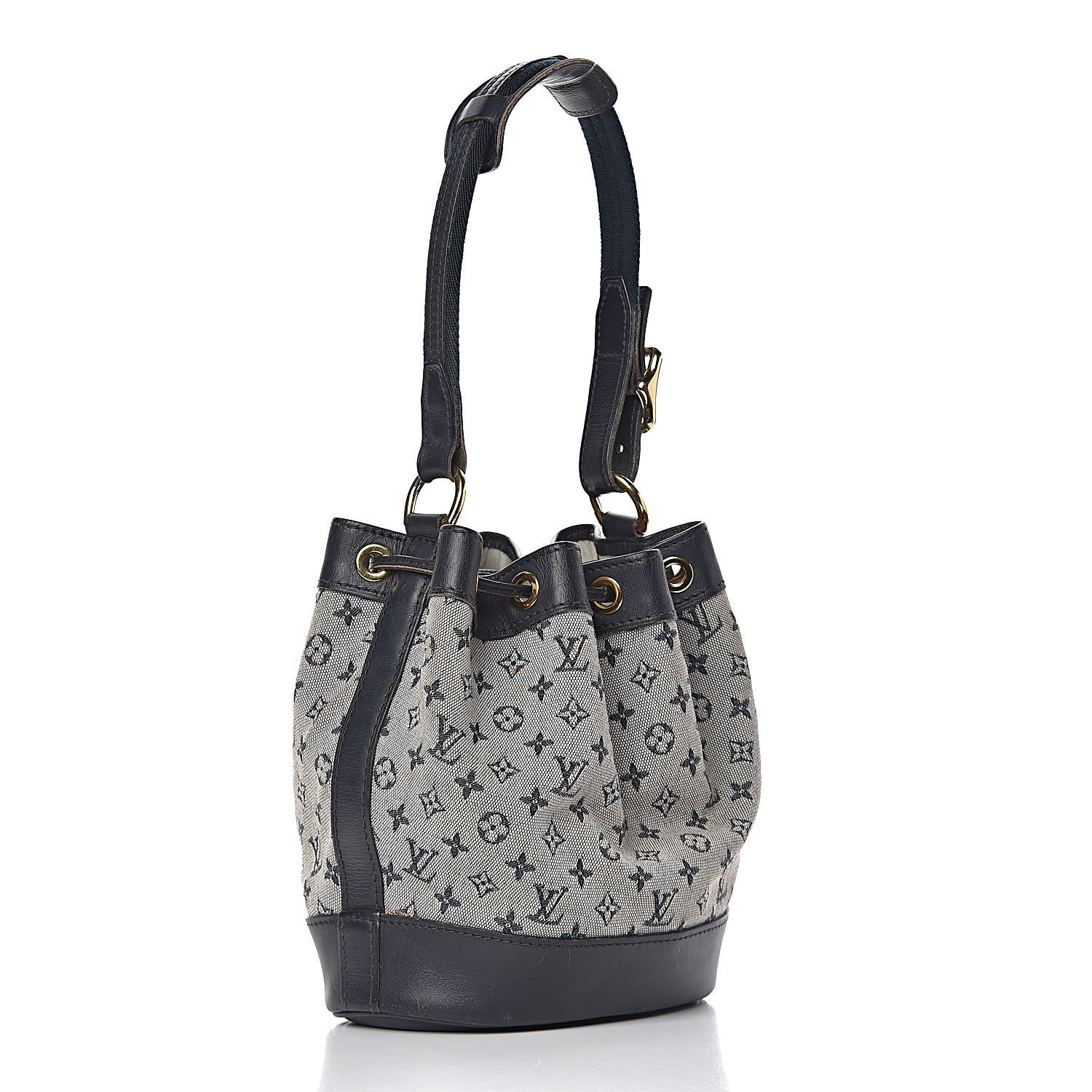 Louis Vuitton Mini Monogram Noelie Blue 3 of 28