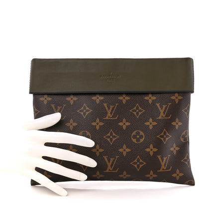 Louis Vuitton Monogram Tuileries Pochette Kaki 2 of 10