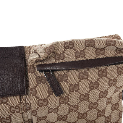 Gucci GG Monogram Double Pocket Belt Bag Dark Brown 11 of 11