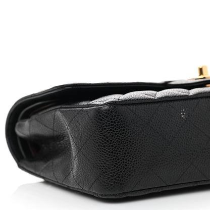 Chanel Caviar Quilted Medium Double Flap Black 9 of 14