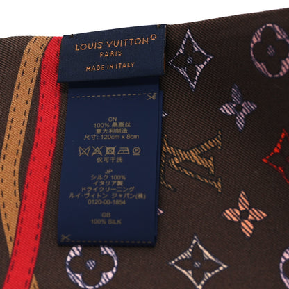 Louis Vuitton Silk Monogram Up And Away Bandeau Rouge 3 of 3