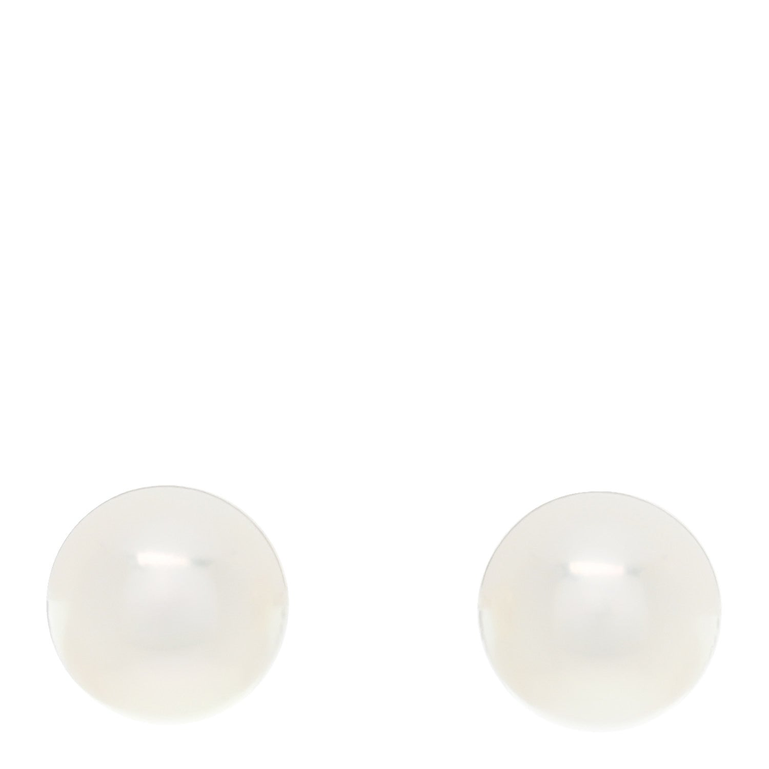 Tiffany Sterling Silver Freshwater Cultured Pearl 7.5-8mm Ziegfeld Earrings 1 of 4