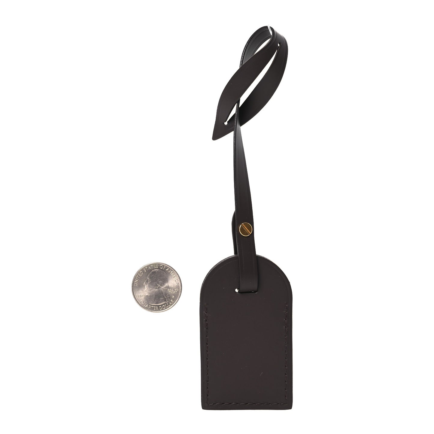 Calfskin Luggage Tag Ebene