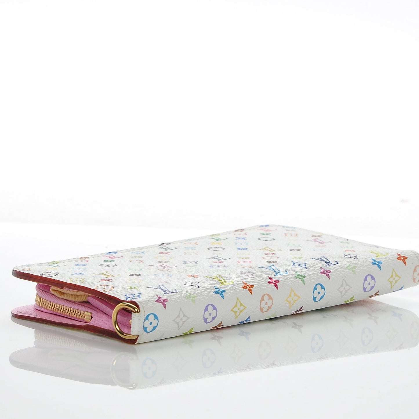 Monogram Multicolor Insolite Wallet White Litchi